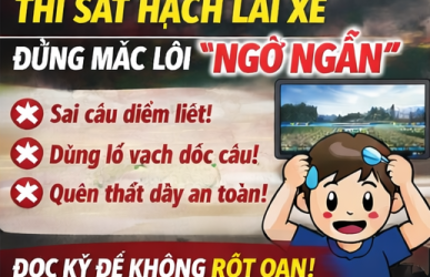 5 LƯU Ý QUAN TRỌNG KHI THI SÁT HẠCH LÁI XE Ô TÔ
