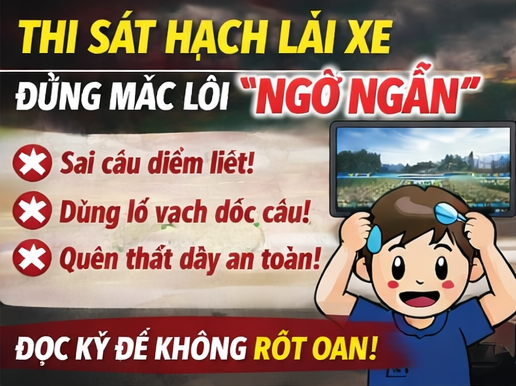 5 LƯU Ý QUAN TRỌNG KHI THI SÁT HẠCH LÁI XE Ô TÔ