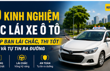 kinh nghiệm học lái xe ô tô