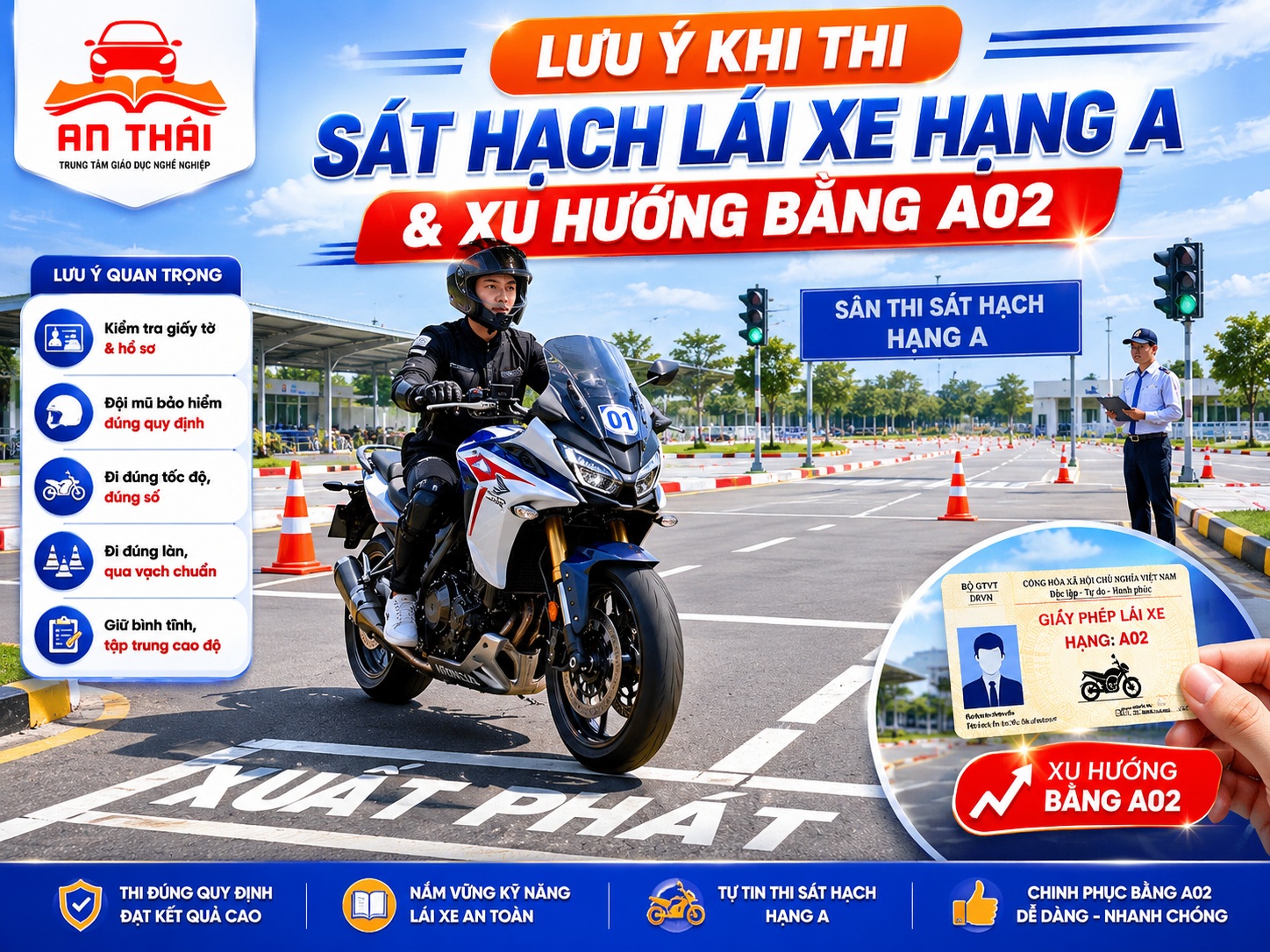 thi sát hạch lái xe hạng A